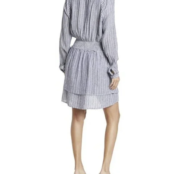 Velvet Heart Remmy Linen Blend Tiered Dress
